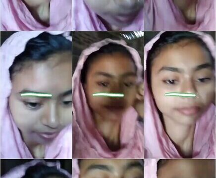 Cute Skinny Village Girl Showing For Boyfriend