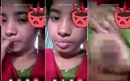 Slim Village Girl Showing On Video Call