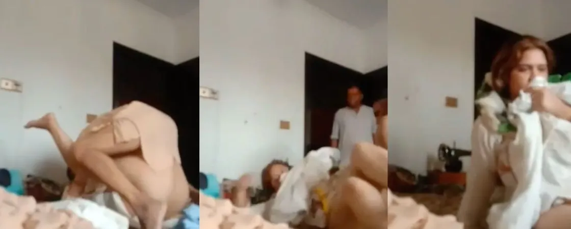 Husband Ke Jaane Ke Baad Ghar Ki Jimmedari Taango ke Sath Uthvati Hui Biwi Viral Sex Video Pakistani Couple Cheating Sex