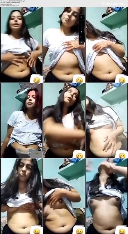 Bangladeshi Beautiful Gf Showing Her Boobs To Lover On VC