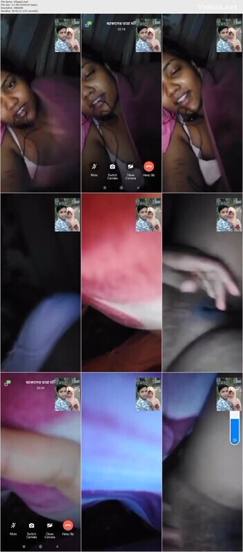 Bangladeshi Village Girl Showing Boobs Pussy Under Blanket In Night On VC