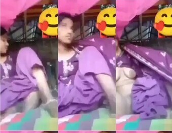 Bangladeshi Village Shy Gf Showing To Lover On VC