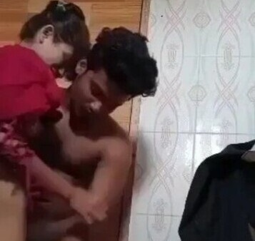 Beautiful Young Desi Maid Fucked by Owner Son in Toilet for Money Don’t Miss