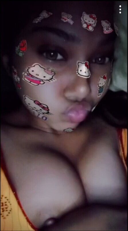 Desi Hot Snap Girl Showing And Pressing Her Big Boobs