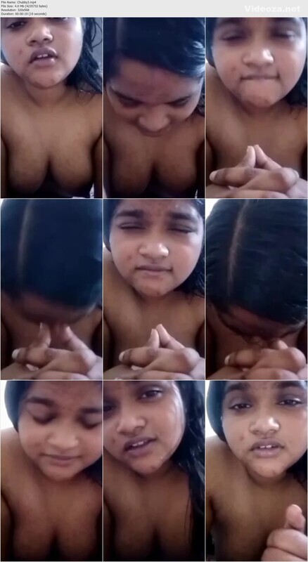 Extremely Horny Chubby Gf Hard Fingering Moaning