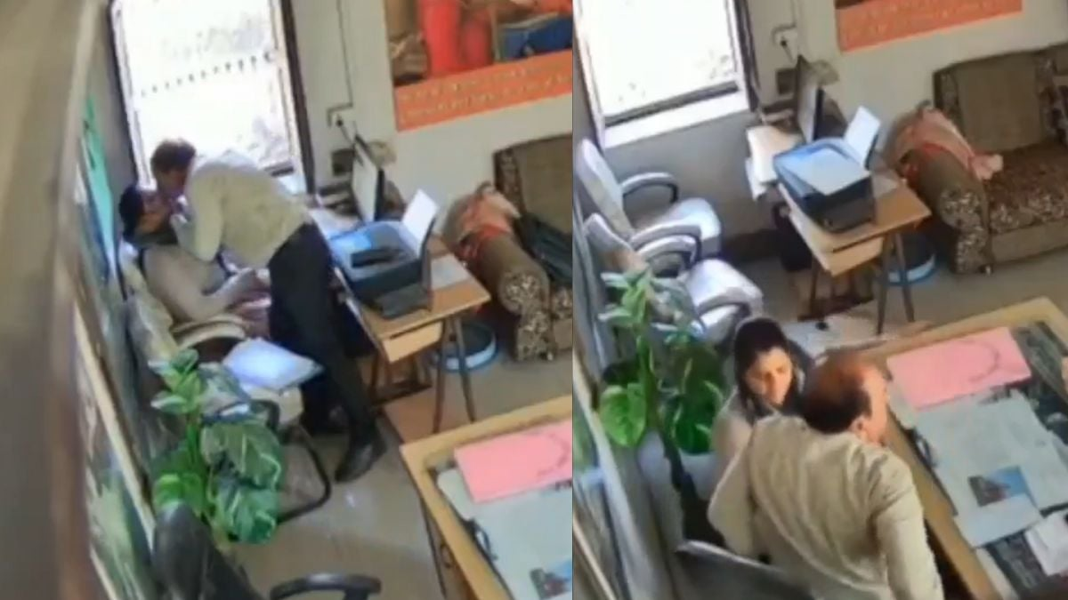 Trending in News Horny Teacher Giving Blowjob to Principal in his Cabin Caught on Camera Latest Most Exclusive Viral