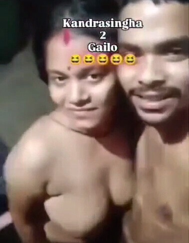 Village Hot Cpl Making Nude Selfie Video