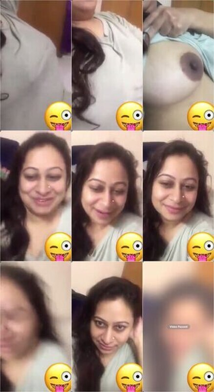 Cheater Indian Milf Showing To Lover On VC