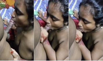 Desi Village Hot Wife Giving Blowjob To Husband