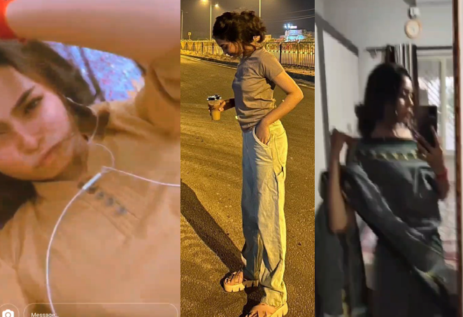 Extremely Sexy Indian Babe Pressing Boobs Fingering Pussy Sucking Boyfriend Dick Outdoor Shaved Pussy Fucking in Hotel