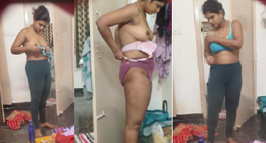 Beautiful Banglore Wife Changing Clothes Secretly Recorded in Hidden Cam