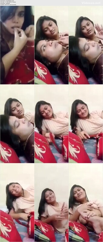 Beautiful Girl Showing To Boyfriend in Front Of Her Sister