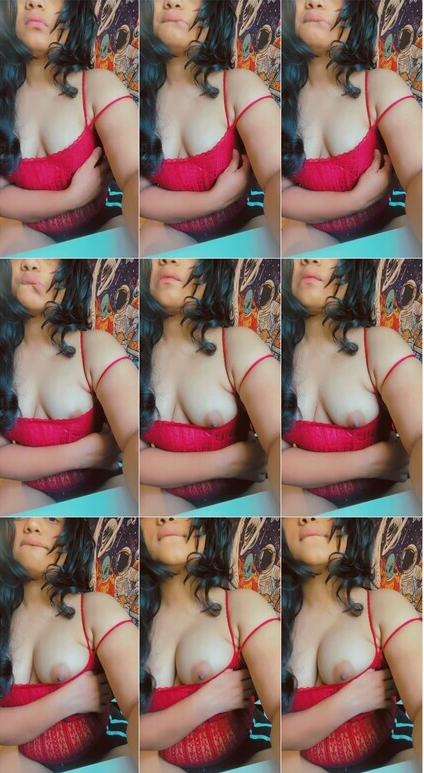 Beautiful Indian Chubby Girl Showing Boobs