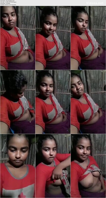 Beautiful Village Gf Showing Boobs