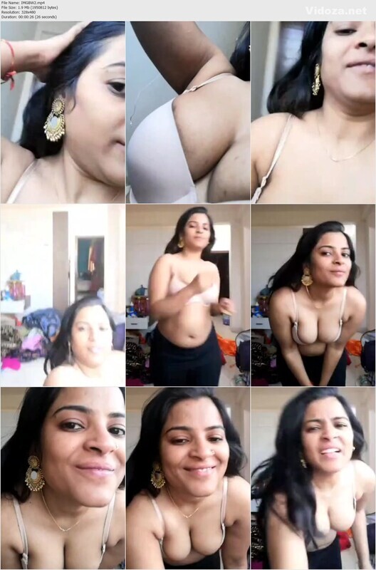 Beautiful Wife Like to Tease Husband When he Out of Station