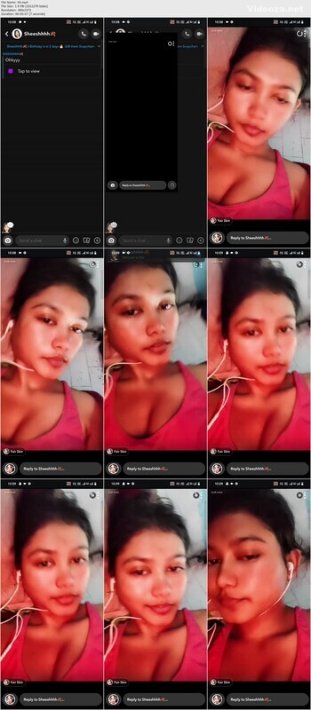 Beautiful Young Snapchat Girl Showing Boobs