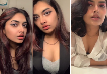 Gorgeous Indian Babe Giving Sloppy Blowjob to Boyfriend
