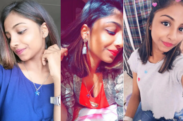 SEXY CLG SLIM BABE SHOWING PERKY DARK NIPPLES BOOBS & FINGERING SHAVED PUSSY