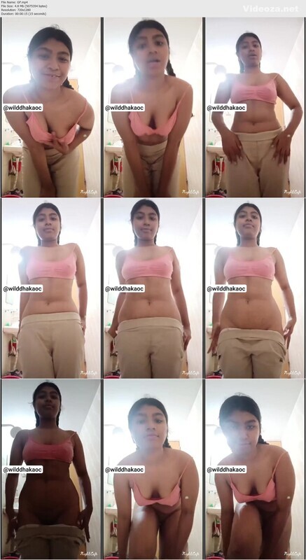 Sexy Girl Undressing Showing