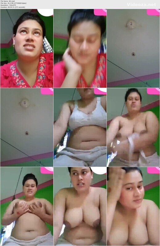 Shy Big Booby Wife Showing For Lover