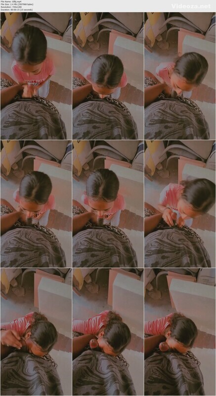 Cute Mallu Girl Quick Sucking Cousin Brother Dick on Stairs