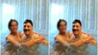 Most Viral Indian DSP Enjoying with Lady in Bathroom with her Son