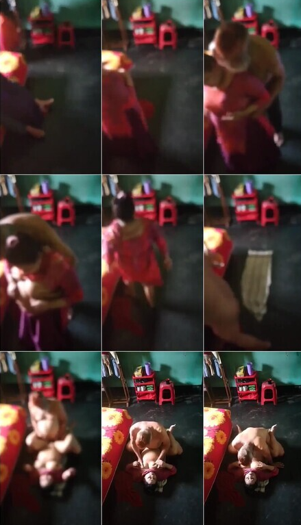 Village Uncle Aunty Fucking On Floor