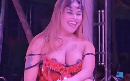 Nisha Maharana Showing Boobs on Stage Show