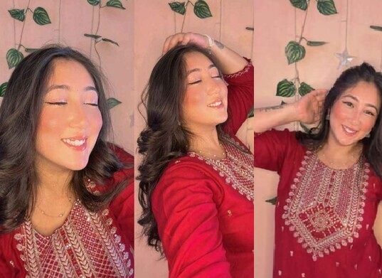 Beautiful Horny Glasses Babe Showing Fingering