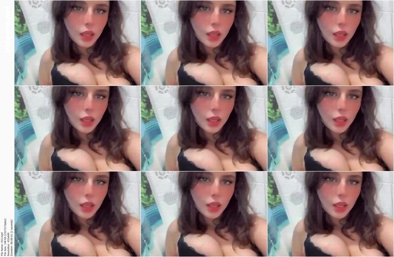 Horny Tanker Babe Showing Sucking Own Boobs