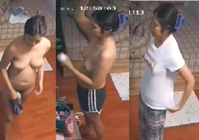 Sexy Babe Changing Clothes CCTV Cam Recorded