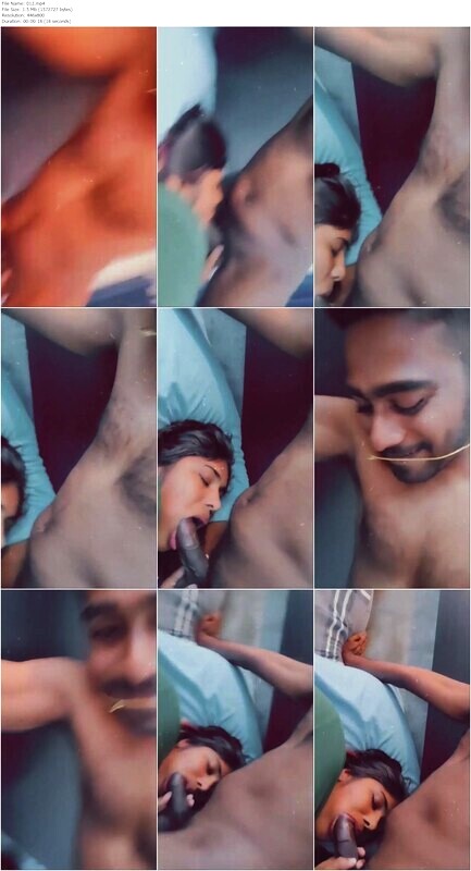 Sexy Indian Babe Sucking Boyfriend Dick In OYO