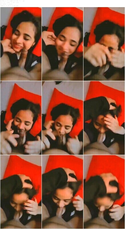 Shy Girl First Time Sucking Boyfriend Dick