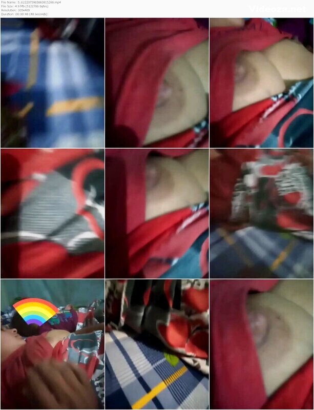 Sleeping Wife Boobs Captured by Husband