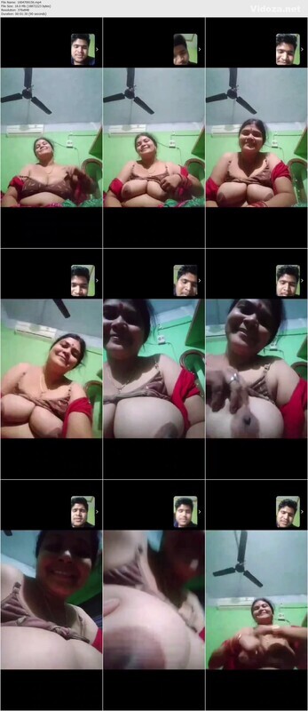 Cheater Indian Wife Showing Big Boobs On VC