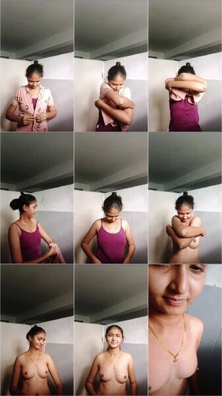 CUTE SLIM TAMIL GF SHOWING PERKY BOOBS FULL NUDE(3 HD CLIPS)