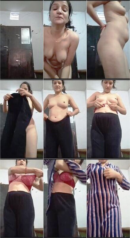 HOT & SEXY BODY BHABHI FULL NUDE CHANGING AFTER BATHING SAYING ‘BRA NAHI PEHNI BHENCHO’ HINDI AUDIO(4 VIDS)