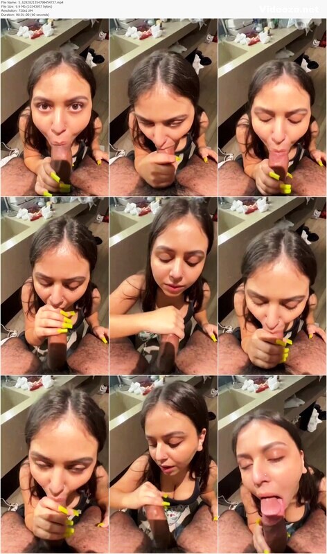 Horny Sexy Indian Wife Sucking Husband Dick