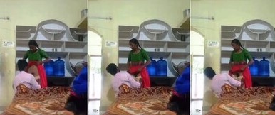 House Maid Pussy Secretly Licked By Owner Young Son