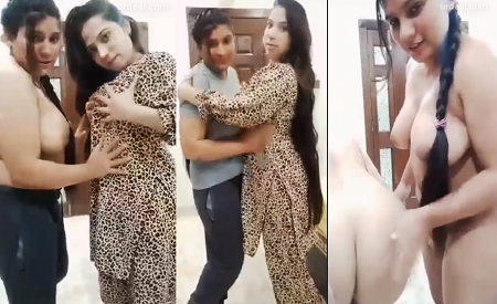 Naughty Punjabi Girls Latest Most Exclusive Viral Video Pressing Boobs & Stripping each other Full NUDE When Nobody at Home !! DON’T MISS