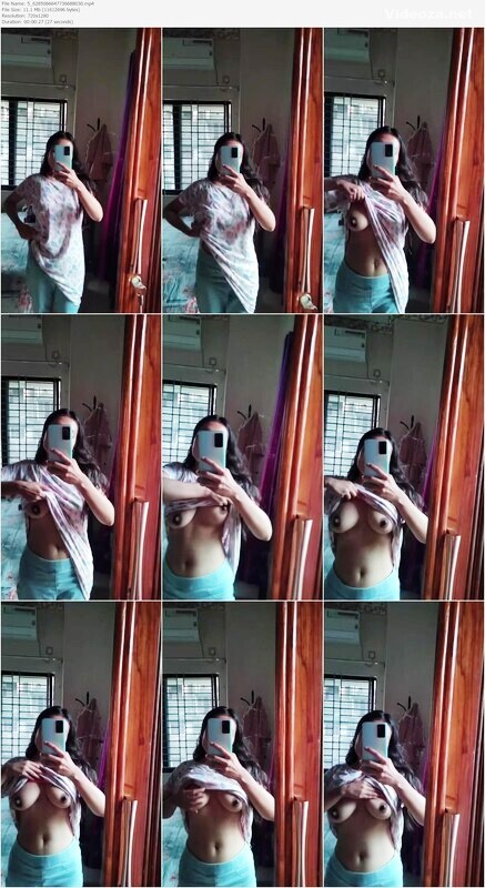 Sexy Babe Fully Nude Body Showing Pressing Boobs