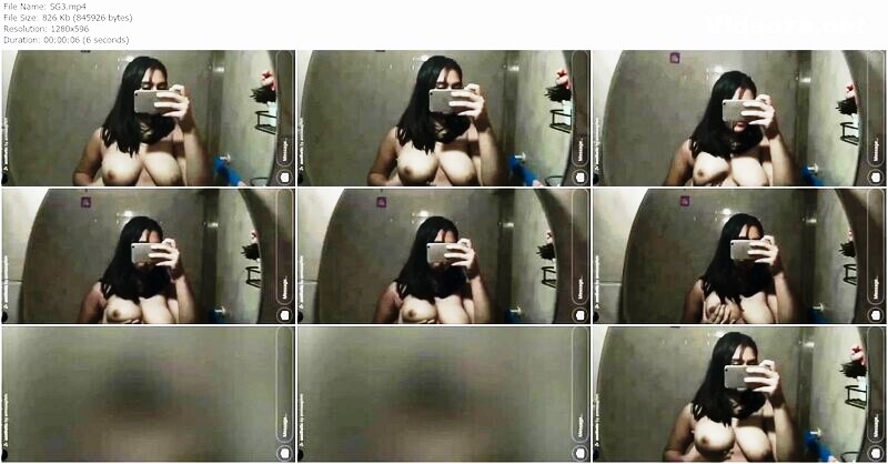 Sexy Babe Making Nude Selfie Video For Boyfriend