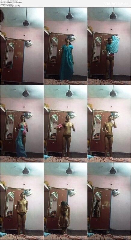 Sexy Desi Slim Girl Removing Dress Showing Nude Body