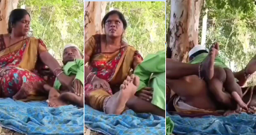 Telugu Mature Paid Randi Giving Outdoor Handjob Hard Fucking with Dwarf Man