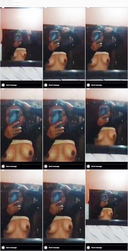 Beautiful Girl Nude Mirror Selfie