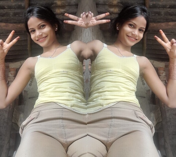 Cute Young Slim Village Girl Full Nude Hairy Pussy Fucked by Boyfriend in Midnight