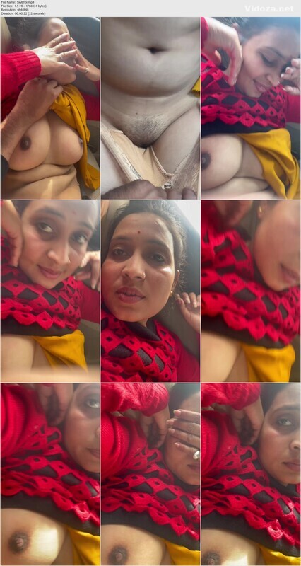 Sexy Indian Bhabhi Enjoying with Boyfriend in Car BF Asking ” Kisse Chudogi …..Aapse”