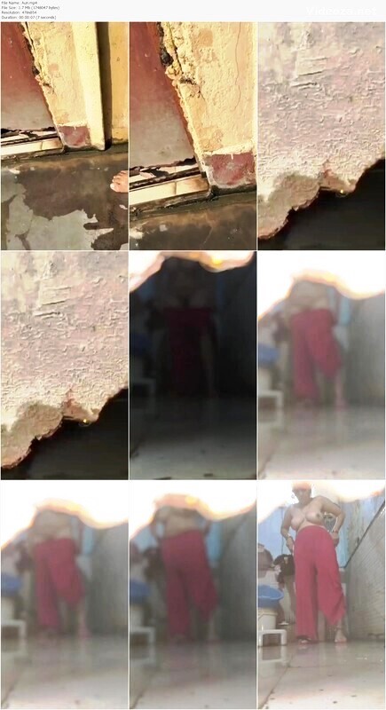 Village Aunty After Bath Secretly Captured