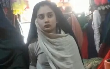 Extremely Cute Young Pakistani Girl Boobs Sucked and Pussy Fingered by Shopkeeper in front of her Sister