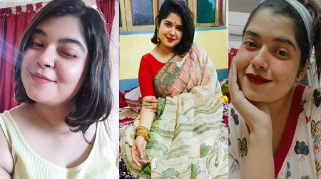 Beautiful Chubby Bengali IT Girl Fully Nude Applying Condom on Boyfriend Dick & Spread her Legs for Fucking in OYO Pic’s+Video